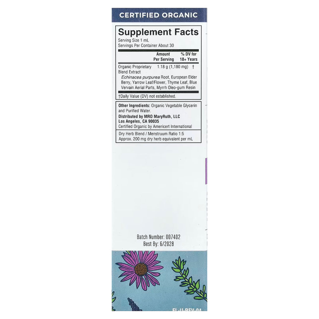 MaryRuth's, Lymphatic Support Liquid Extract, Alcohol Free, 1 fl oz (30 ml)