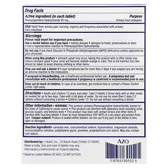 AZO, Urinary Pain Relief, 95 mg, 30 Tablets