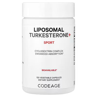 Codeage, Liposomal Turkesterone+ Sport, 120 Vegetable Capsules