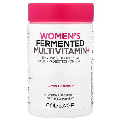 Codeage, Women's Fermented Multivitamin+, 120 Vegetable Capsules
