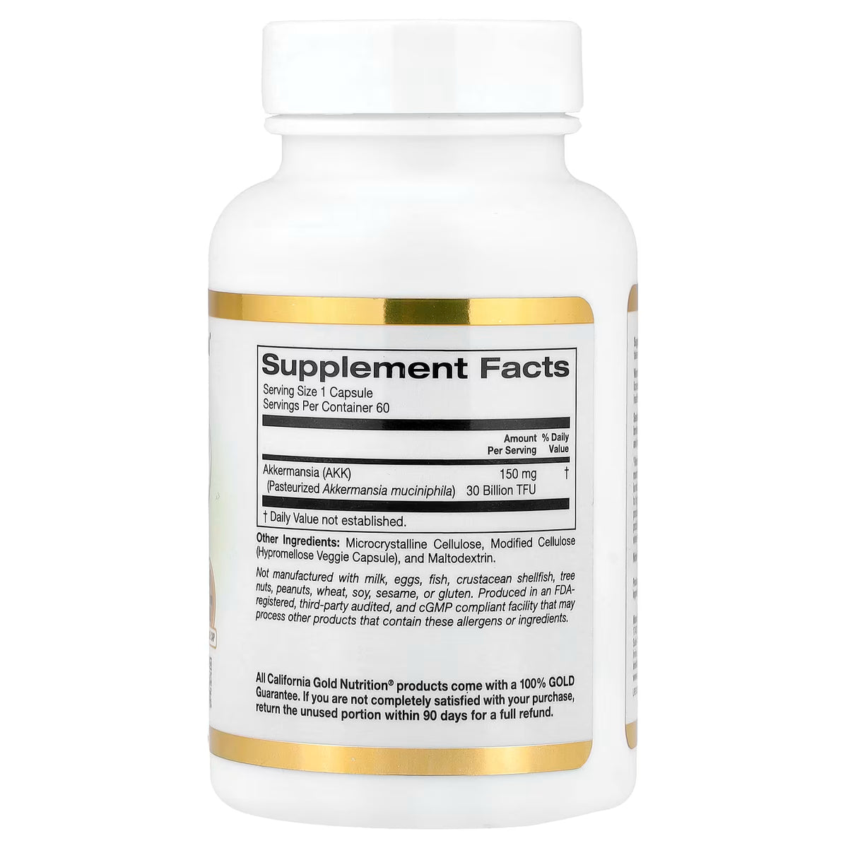California Gold Nutrition, Akkermansia 30B, 60 Veggie Capsules