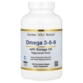 California Gold Nutrition, Omega 3-6-9s, with Omega-3 Fish Oil, 180 Fish Gelatine Capsules