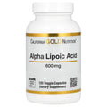 California Gold Nutrition, Alpha Lipoic Acid, 600 mg, 120 Veggie Capsules