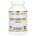 California Gold Nutrition, Alpha Lipoic Acid, 600 mg, 60 Veggie Capsules