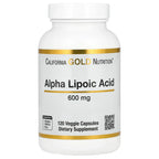 California Gold Nutrition, Alpha Lipoic Acid, 600 mg, 60 Veggie Capsules