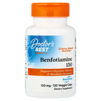 Doctor's Best, Benfotiamine 150, 150 mg, 120 Veggie Caps