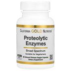 California Gold Nutrition, Proteolytic Enzymes with Fruit Derived Enzyme Blend, Rutin, Pancreatin Alternative Blend and Serratiopeptidase, 90 Delayed Release Veggie Capsules