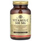 Solgar, Vitamin C, 500 mg, 100 Vegetable Capsules
