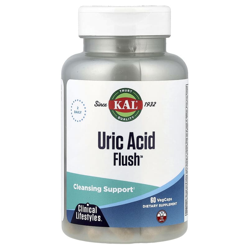KAL, Uric Acid Flush, 60 VegCaps