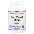 California Gold Nutrition, Red Yeast Rice, 600 mg, 120 Veggie Capsules