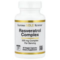 California Gold Nutrition, Resveratrol Complex with Grape Seed Extract, Red Wine Extract, and trans-Resveratrol, 60 Veggie Capsules