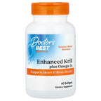 Doctor's Best, Enhanced Krill Plus Omega-3s, 60 Softgels