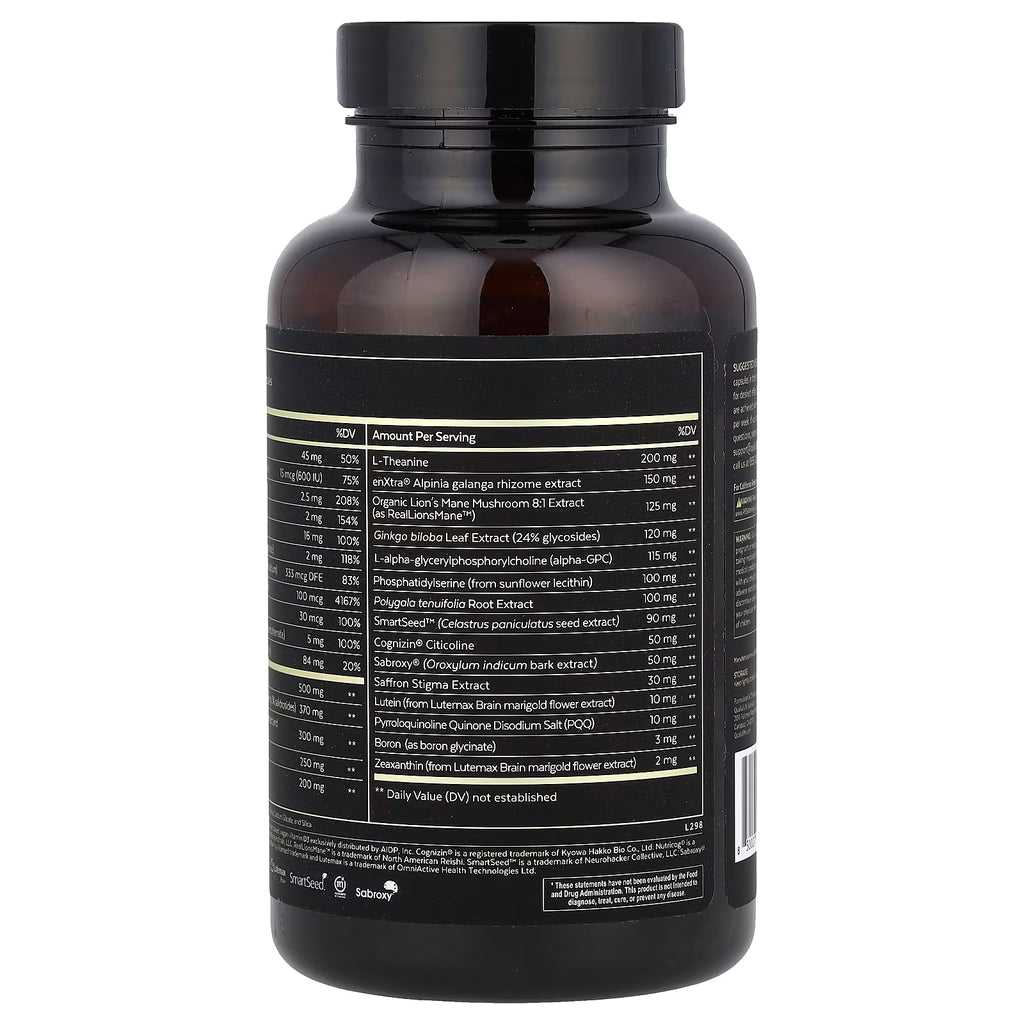 Qualia, Mind®, Caffeine Free, 90 Capsules