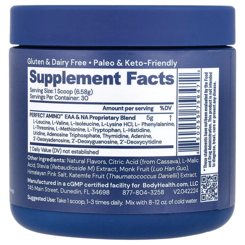 BodyHealth, Perfect Amino™, Mixed Berry, 6.96 oz (197.4 g)