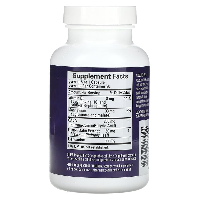 BrainMD, Gaba Calming Support, 90 Vegan Capsules