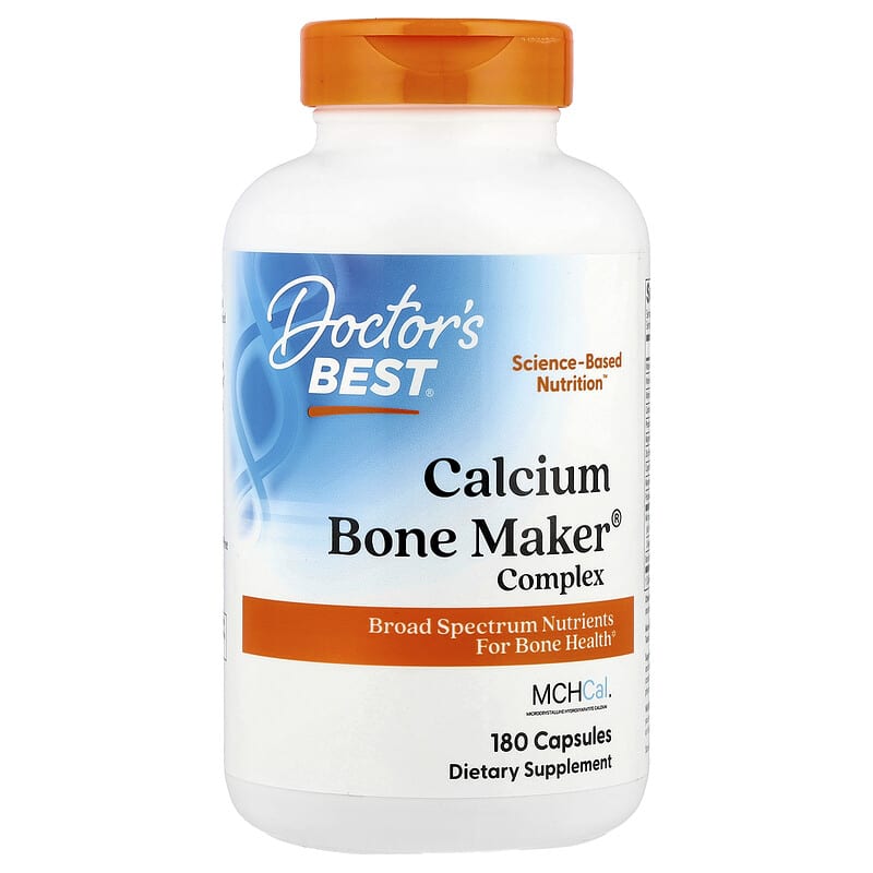 Doctor's Best, Calcium Bone Maker Complex, 180 Capsules