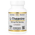 California Gold Nutrition, L-Theanine,  100 mg, 60 Veg Capsules