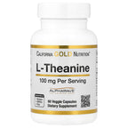 California Gold Nutrition, L-Theanine,  100 mg, 60 Veg Capsules