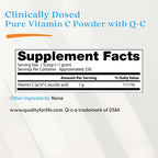 Doctor's Best, Pure Vitamin C Powder with Q®-C, 250 g
