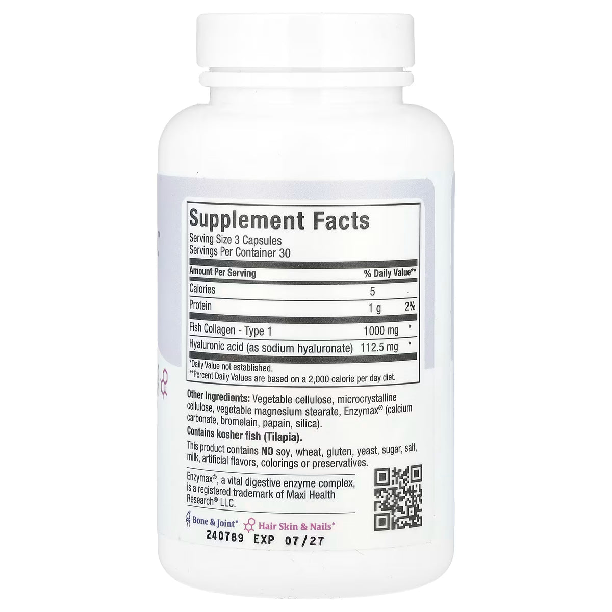 Maxi Health, Maxi Collagen H.A.™, 1,000 mg, 90 Maxicaps (333 mg per Capsule)