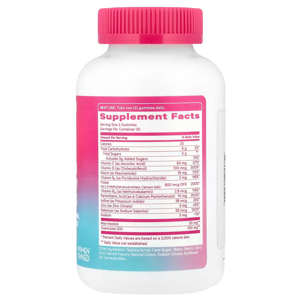 Pink Stork, Premium Fertility Gummies, Mango Pineapple, 60 Gummies