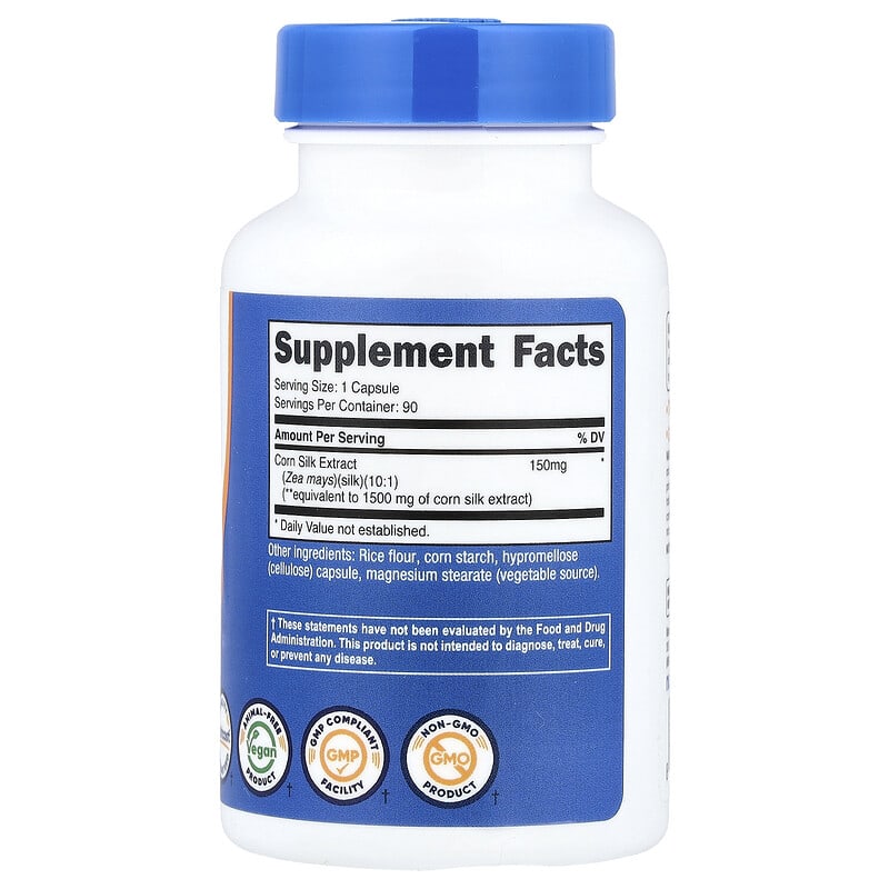 Nutricost, Corn Silk, 150 mg, 90 Capsules