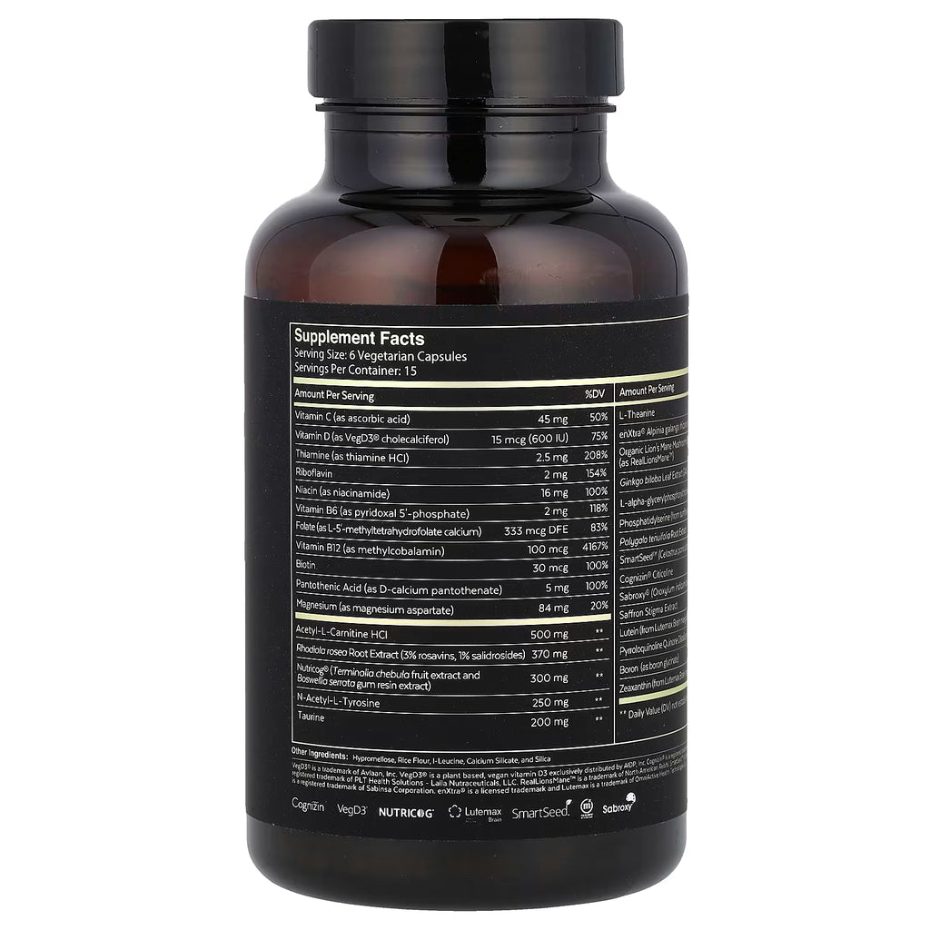 Qualia, Mind®, Caffeine Free, 90 Capsules