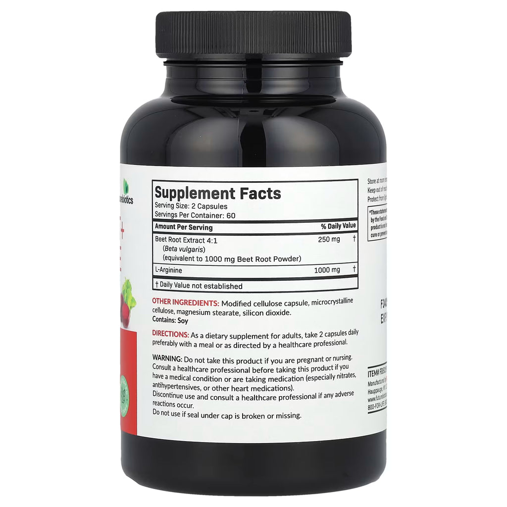 Futurebiotics, Beet Root + L-Arginine, 120 Vegetarian Capsules