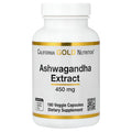California Gold Nutrition, Stress Support with L-Theanine, Ashwagandha, Botanical Blend, and Enzymes, 60 Veggie Capsules