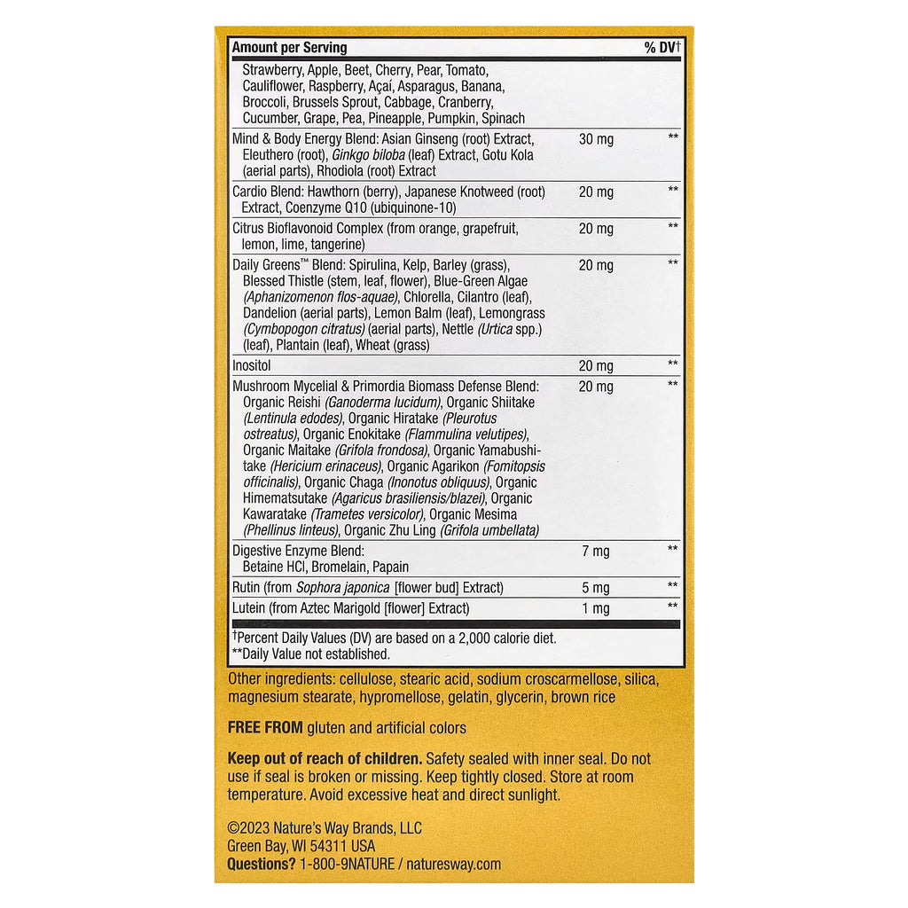 Nature's Way, Alive!® Men's 50+ Ultra Multivitamin, 60 Tablets