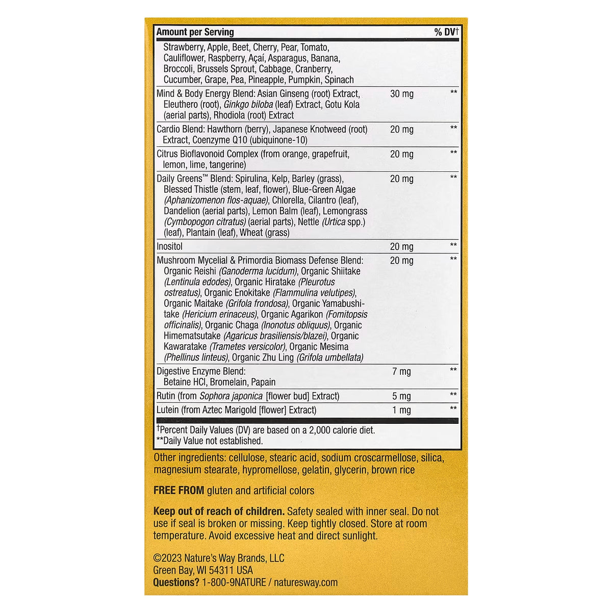 Nature's Way, Alive!® Men's 50+ Ultra Multivitamin, 60 Tablets