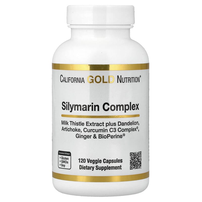 California Gold Nutrition, Silymarin Complex 120 Veggie Capsules