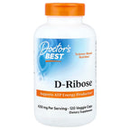 Doctor's Best, D-Ribose , 120 Veggie Caps (850 mg per Cap)
