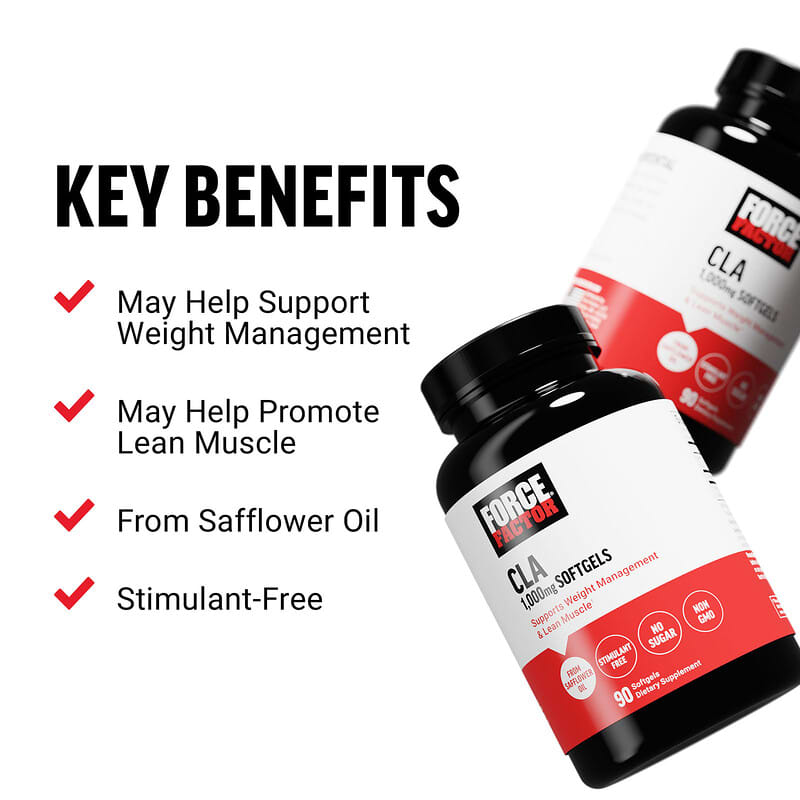Force Factor, CLA, 1,000 mg, 90 Softgels