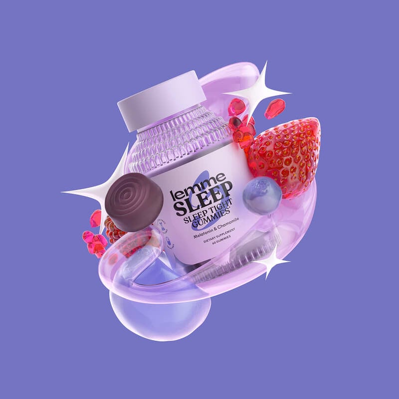 Lemme, Sleep Tight Gummies, Berry, 60 Gummies