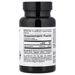 California Gold Nutrition, Biotin, 10,000 mcg, 90 Veggie Softgels