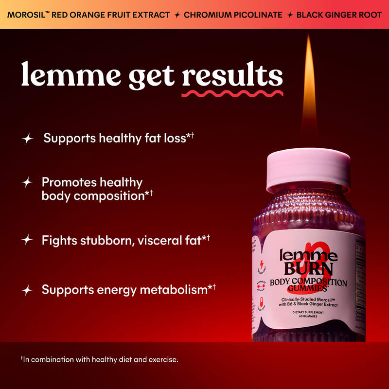 Lemme, Burn Gummies, Berry, 60 Gummies
