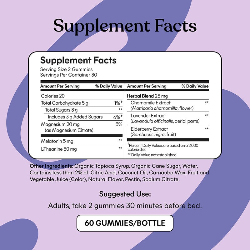 Lemme, Sleep Tight Gummies, Berry, 60 Gummies
