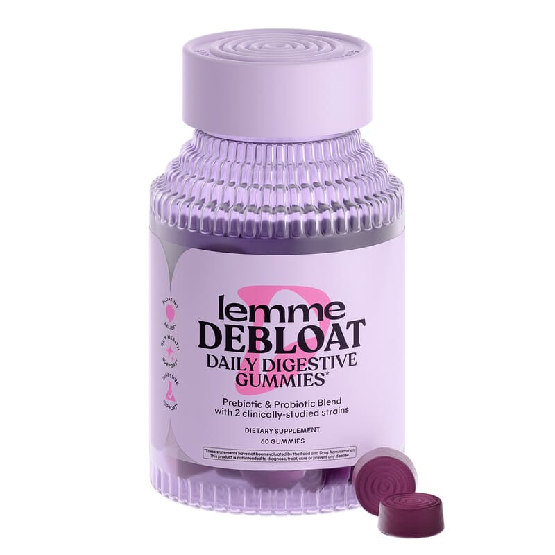 Lemme, Debloat, Daily Digestive Probiotic Gummies, 60 gummies