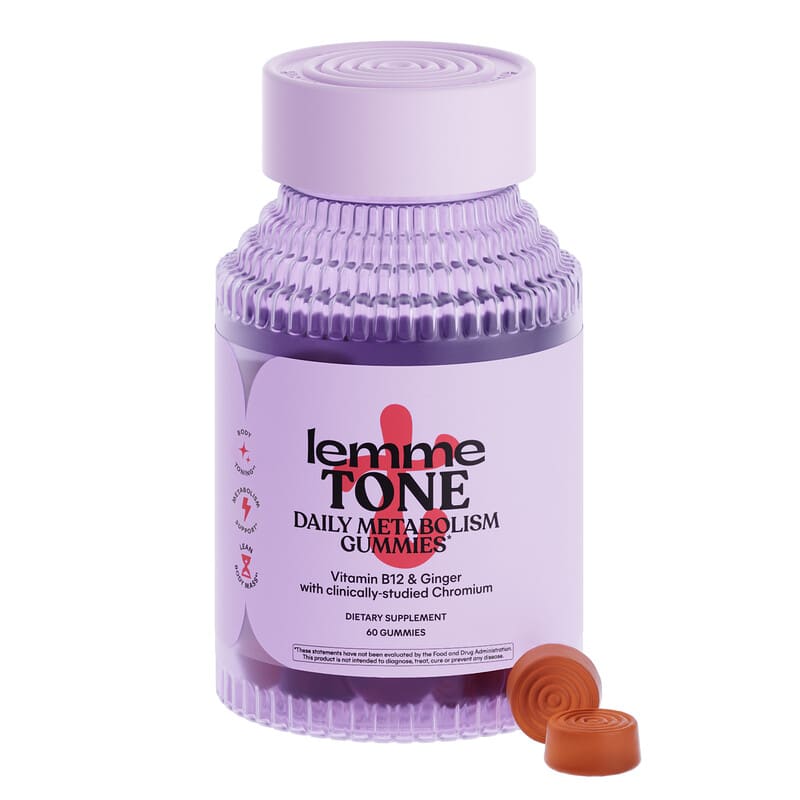 Lemme, Tone, Daily Metabolism Gummies, Watermelon Apple, 60 Gummies