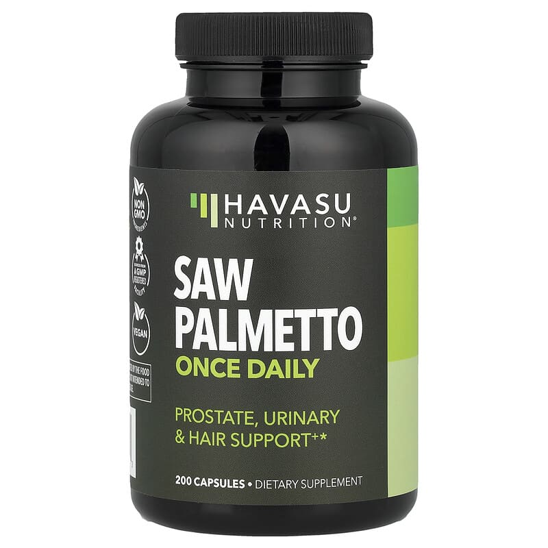 Havasu Nutrition, Saw Palmetto, Once Daily, 200 Capsules (500 mg per Capsule)
