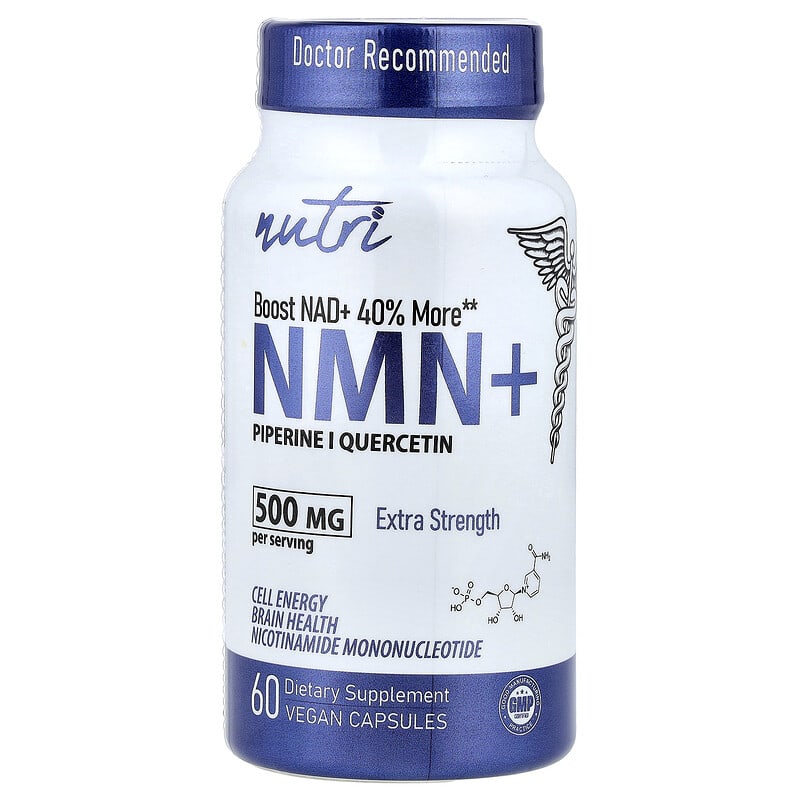 Nutri, NMN+, 60 Vegan Capsules