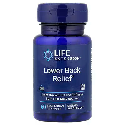 Life Extension, Lower Back Relief , 60 Vegetarian Capsules