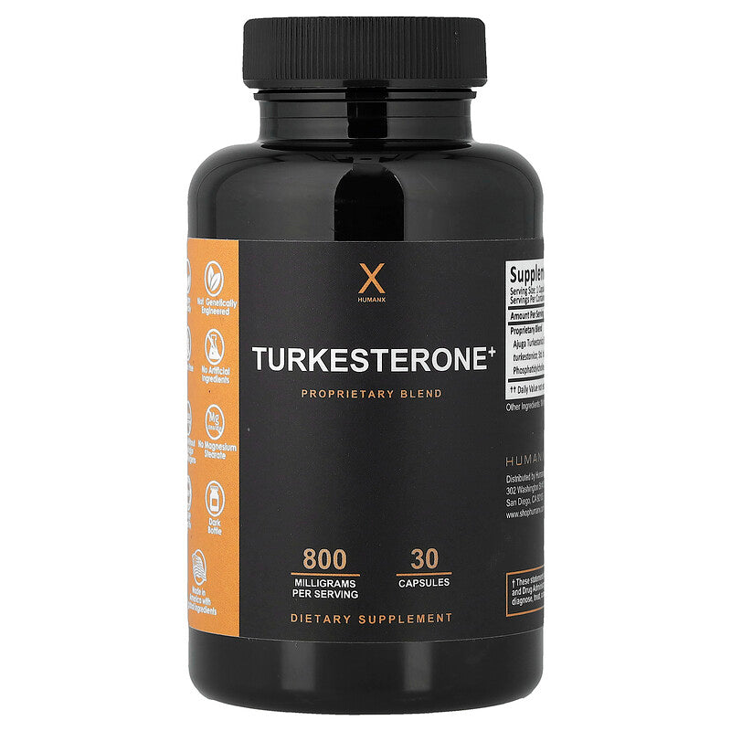 Humanx, Turkesterone+, 800 mg, 30 Capsules