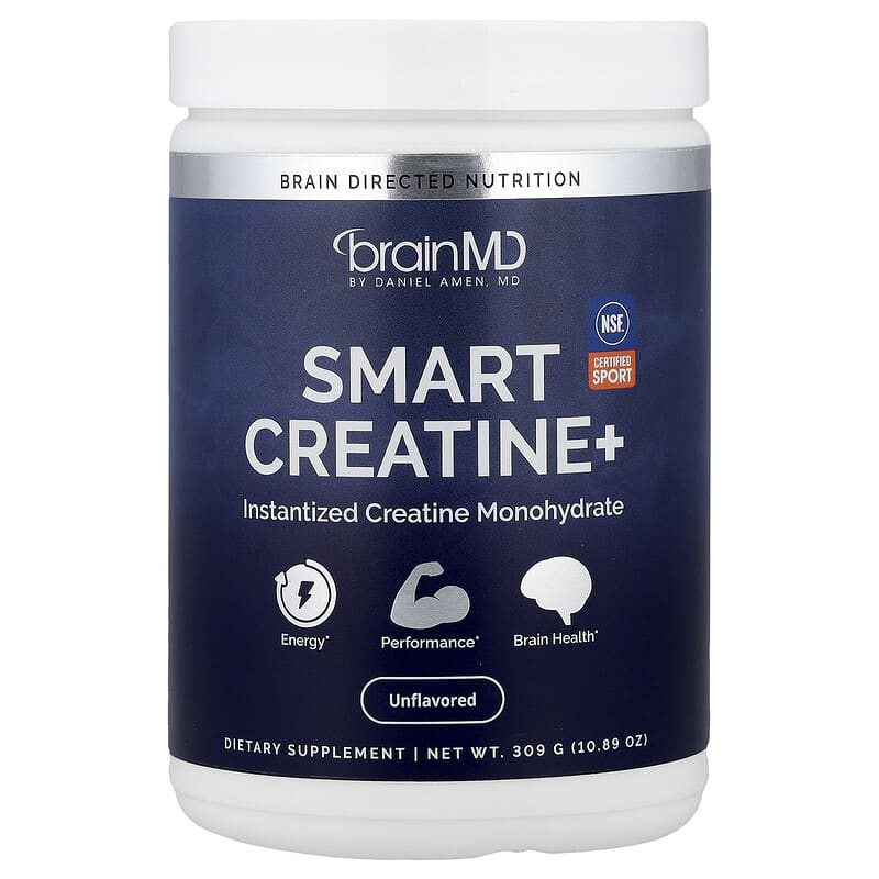 BrainMD, Smart Creatine+, Unflavoured, 309 g (10.89 oz)