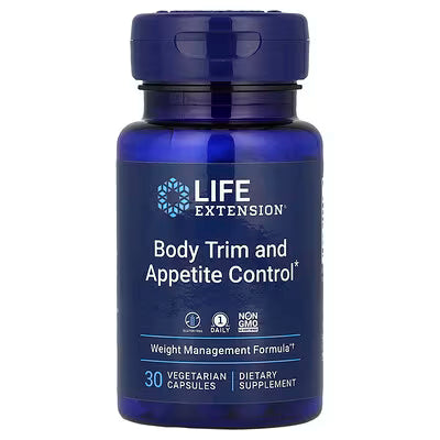 Life Extension, Body Trim and Appetite Control, 30 Vegetarian Capsules