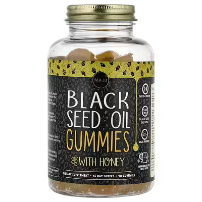 Maju Superfoods, Black Seed Oil Gummies, 90 Gummies (250 mg per Gummy)