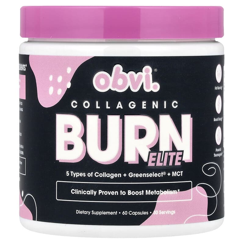 Obvi, Collagenic Burn Elite, 60 Capsules