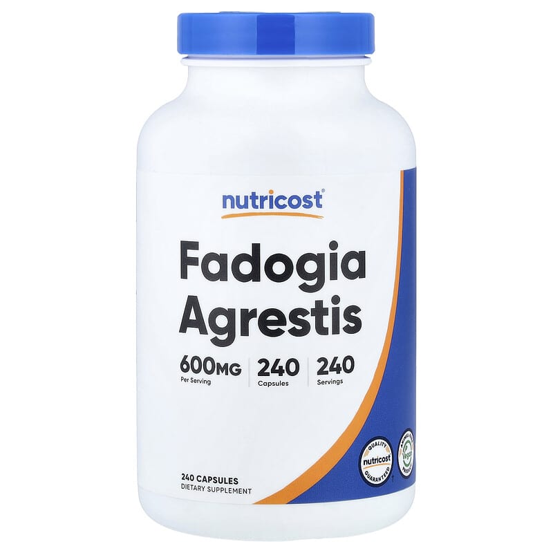 Nutricost, Fadogia Agrestis, 600 mg, 240 Capsules