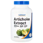 Nutricost, Artichoke Extract, 600 mg, 240 Capsules